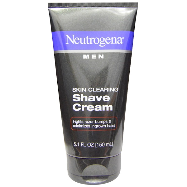 Neutrogena, Men, Skin Clearing Shave Cream, 5.1 fl oz (150 ml) iHerb