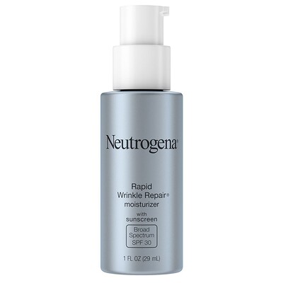 Купить Neutrogena Rapid Wrinkle Repair, увлажняющее средство против морщин, солнцезащитный фактор SPF 30, 29 мл (1 жидк. унция)