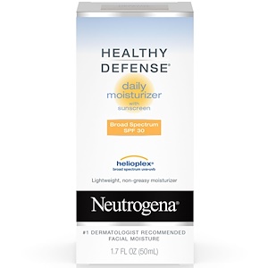Neutrogena, Здоровая защита, Дневной увлажняющий крем, SPF 30, 1,7 унции (50 ил)