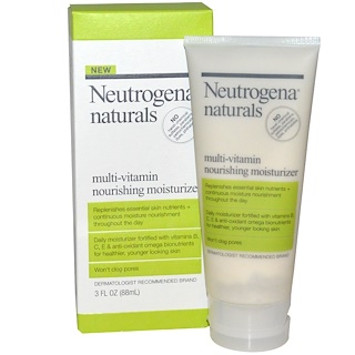 Neutrogena, Мультивитаминное питательное увлажняющее средство, 3 жидкие унции (88 мл)