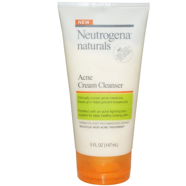 Neutrogena, Acne Cream Cleanser, 5 fl oz (147 ml) - iHerb