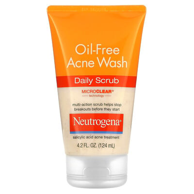 

Neutrogena, Oil-Fresh Acne Wash, Daily Scrub , 4.2 fl oz (124 ml)