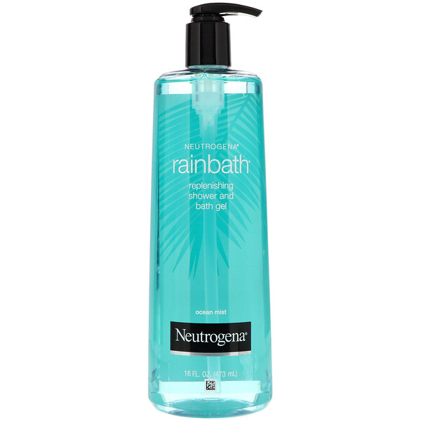Neutrogena, Rainbath, Replenishing Shower and Bath Gel, Ocean Mist, 16 fl oz (473 ml)
