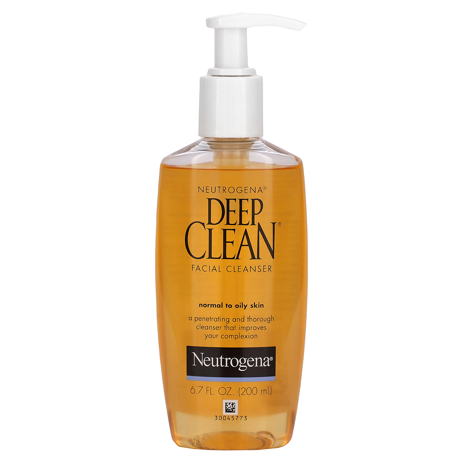 Neutrogena, Deep Clean, Facial Cleanser, Normal to Oily Skin, 6.7 fl oz ...