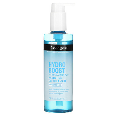 

Neutrogena Hydro Boost с гиалуроновой кислотой, увлажняющий очищающий гель, без отдушек, 230 мл (7,8 жидк. Унции)