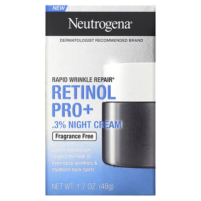 

Neutrogena Retinol Pro + .3% ночной крем, без отдушек, 48 г (1,7 унции)