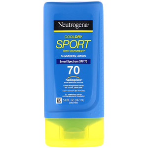 Отзывы о НьютроДжина, CoolDry Sport with Micromesh, Sunscreen Lotion, SPF 70, 5.0 fl oz (147 ml)
