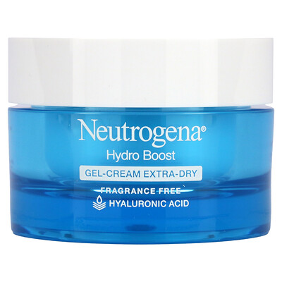 Neutrogena Hydro Boost, увлажняющий гель-крем, для очень сухой кожи, без отдушки, 48 г (1,7 унции)