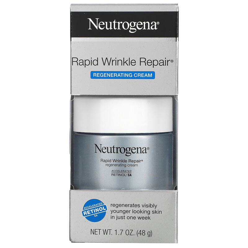 Neutrogena, Rapid Wrinkle Repair, Regenerating Cream, 1.7 oz (48 g) - iHerb