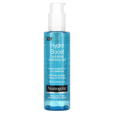 

Neutrogena Hydro Boost увлажняющий очищающий гель для лица 170 г (6 унций)