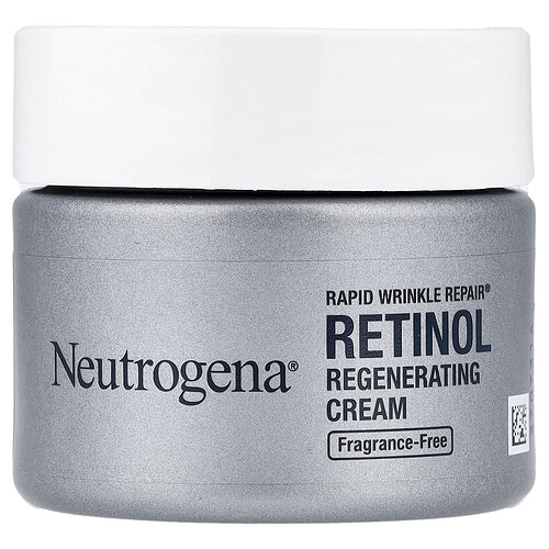 Neutrogena, Rapid Wrinkle Repair®, Retinol Regenerating Cream, regenerierende Retinol-Creme, ohne Duftstoffe, 48 g (1,7 oz.)