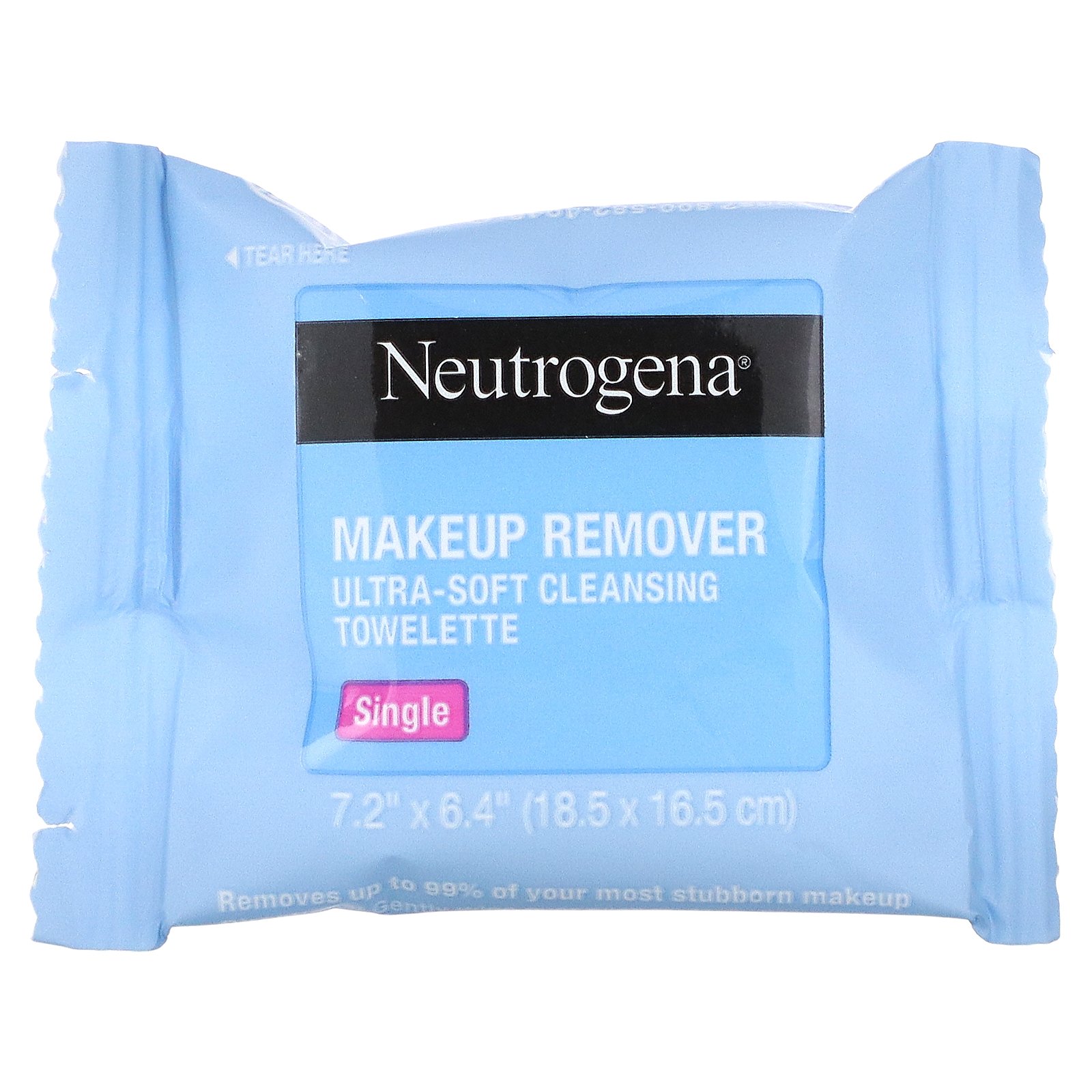 Neutrogena, Makeup Remover, UltraSoft Cleansing Towelettes, Singles