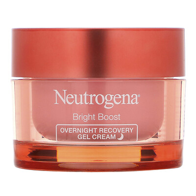 Купить Neutrogena Bright Boost, Overnight Recovery Gel Cream, 1.7 fl oz (50 ml)