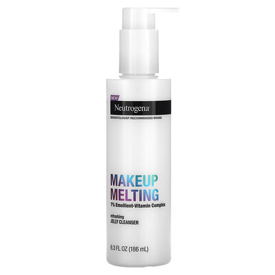 Neutrogena Makeup Melting, освежающее очищающее желе, 186 мл (6,3 жидк. Унции)