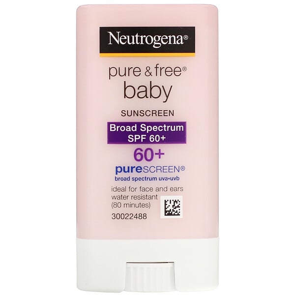 Neutrogena, Pure & Free Baby Sunscreen, SPF 60+, 0.47 oz (13 g)