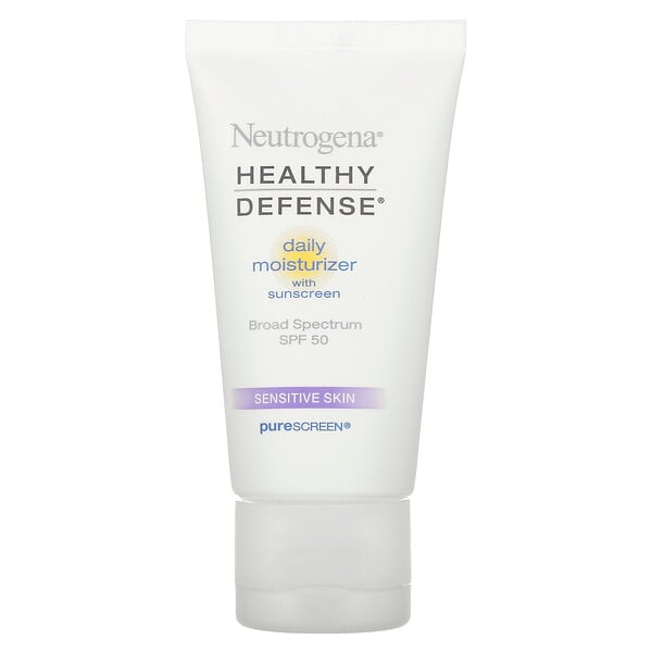 Neutrogena Healthy Defense Daily Moisturizer With Sunscreen Broad Spectrum Spf 50 Sensitive 7816