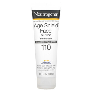 Neutrogena, Age Shield Face, Oil-Free Sunscreen, SPF 110, 3 fl oz (88 ml)
