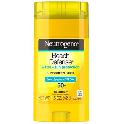 Neutrogena Пляжная защита, солнцезащитное средство, SPF 50+, 1,5 унц. (42 г)