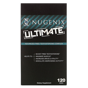 Отзывы о Nugenix, Ultimate, Advanced Free Testosterone Complex, 120 Tablets