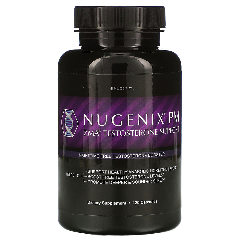 Nugenix, ZMA Testosterone Booster, Nighttime Free Testosterone Booster