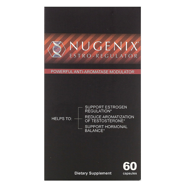 Nugenix, Estro-Regulator, Powerful Anti-Aromatase Modulator, 60 Capsules