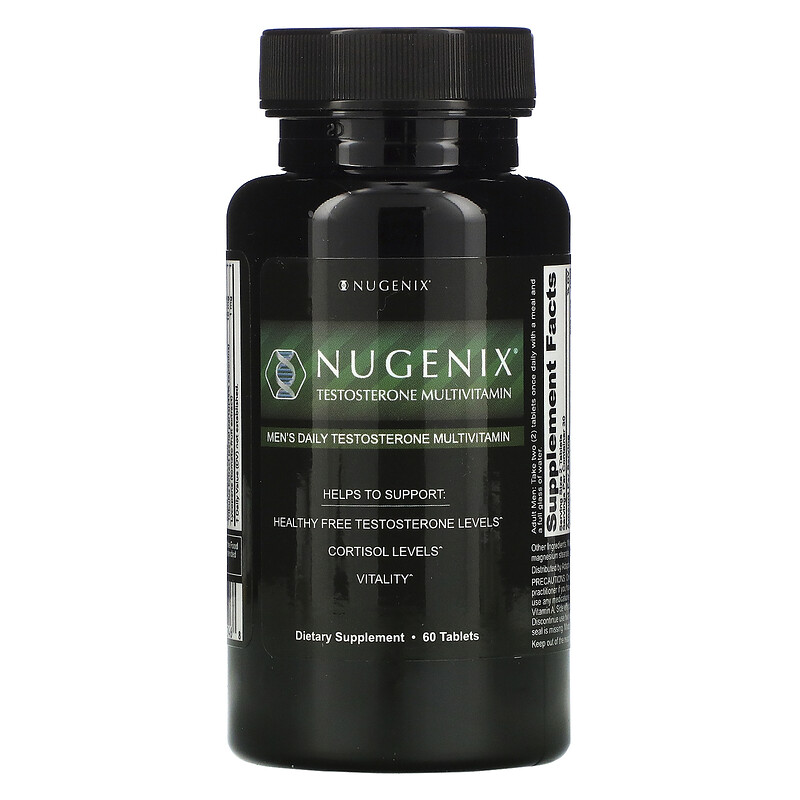 Nugenix, Men's Daily Testosterone Multivitamin, 60 Tablets - iHerb