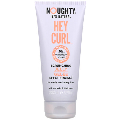 Noughty Hey Curl, Scrunching Jelly, For Curly and Wavy Hair, 6.7 fl oz (200 ml)