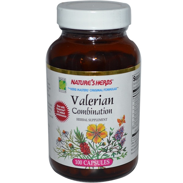 Nature's Herbs, Valerian Combination, 100 Capsules (Discontinued Item) 