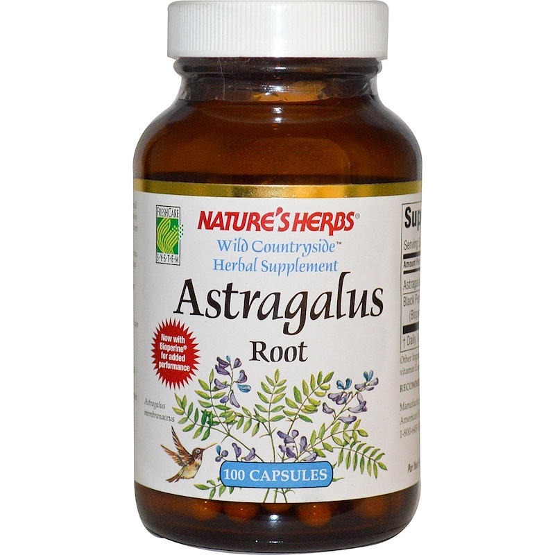 Nature's Herbs, Astragalus Root, 100 Capsules iHerb