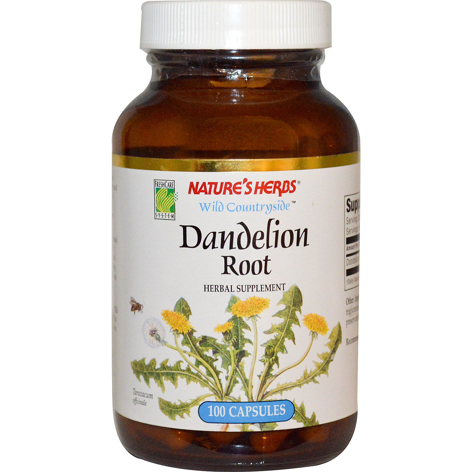 Nature's Herbs, Dandelion Root, 100 Capsules - iHerb