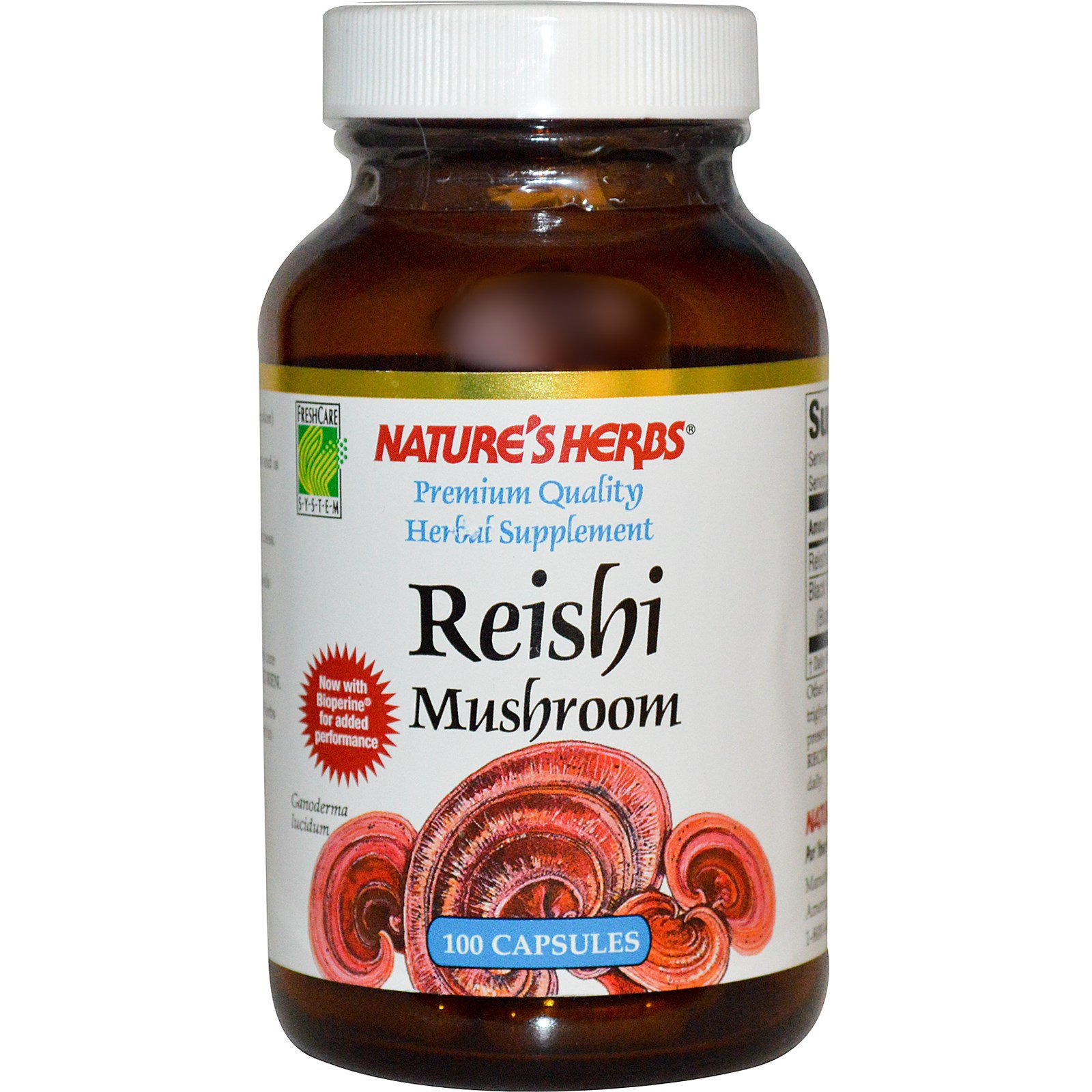 Nature's Herbs, Reishi Mushroom, 100 Capsules iHerb