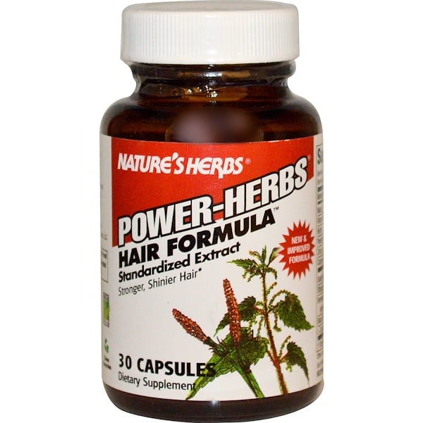 Nature's Herbs, Power-Herbs, Hair Formula, 30 Capsules (Discontinued Item) 