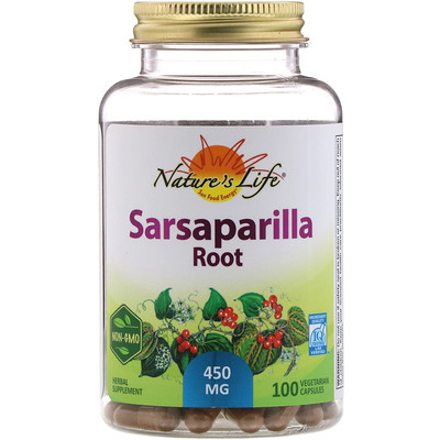 

Nature's Life Корень сассапарили, 100 капсул