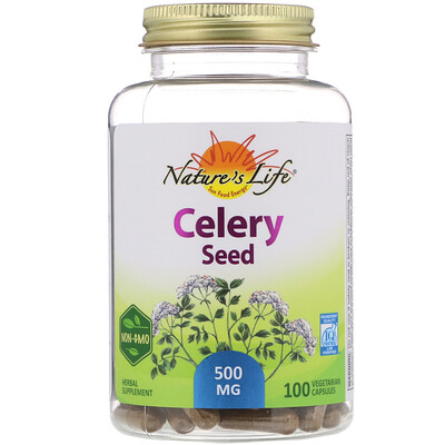Nature's Herbs Celery Seed, 100 Vegetarian Capsules