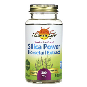 Отзывы о Натурес Хербс, Standardized Extract Silica-Power , 300 mg, 60 Vegetarian Capsules