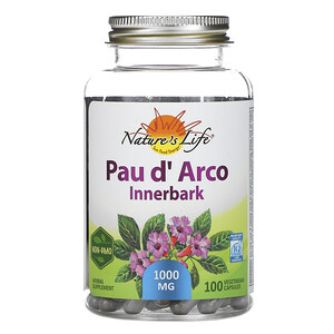 Натурес Хербс, Pau d' Arco, Innerbark, 100 Capsules отзывы