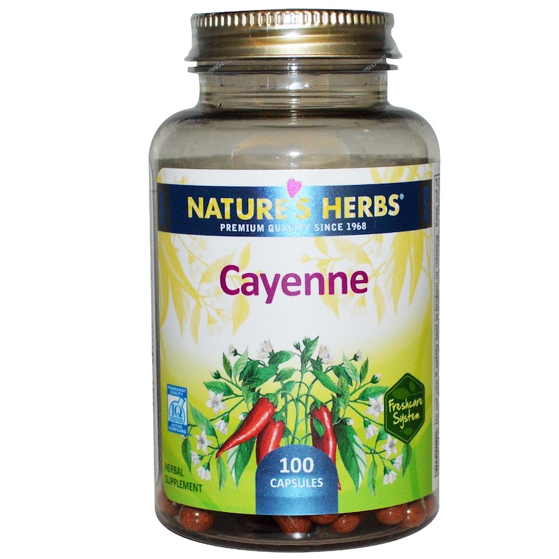 Nature's Herbs, Cayenne, 100 Capsules iHerb