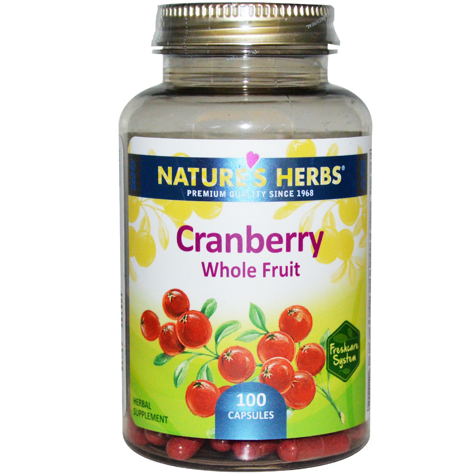 Nature's Herbs, Cranberry Whole Fruit, 100 Capsules iHerb