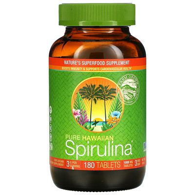 

Nutrex Hawaii Pure Hawaiian Spirulina 1 000 mg 180 Tablets