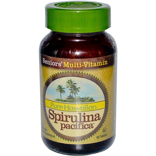 Nutrex Hawaii, Pure Hawaiian Spirulina Pacifica, Senior's MultiVitamin