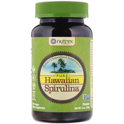 Nutrex Hawaii Pure Hawaiian Spirulina, порошок, 142 г (5 унций)