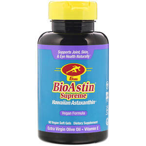 Отзывы о Нутрекс Хауайи, BioAstin Supreme, 6 mg, 60 Vegan Soft Gels