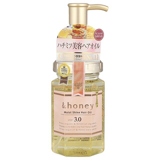 &honey, Aceite para el cabello con brillo humectante, Miel de rosas búlgaras, 100 ml (3,4 oz)