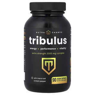 NutraChamps, Tribule, 90 capsules véganes