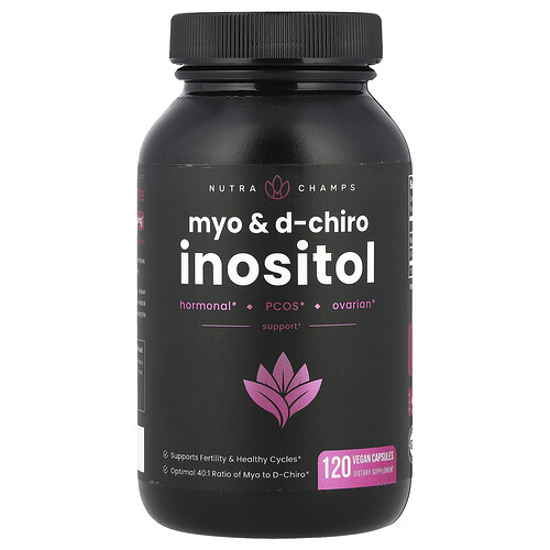 Nutrachamps Myo & D-Chiro Inositol , 120 Vegan Capsules