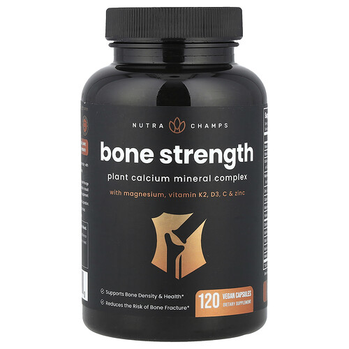 Nutrachamps Bone Strength, 120 Vegan Capsules