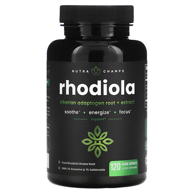 

NutraChamps Rhodiola 120 Veggie Capsules