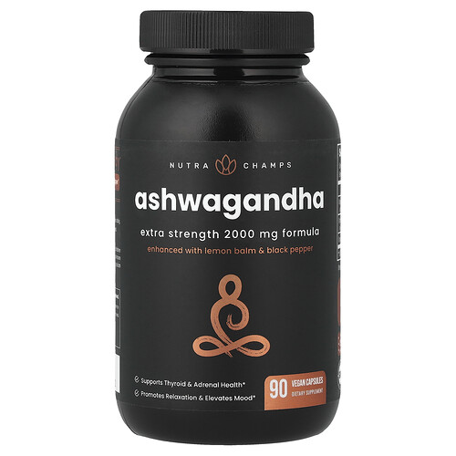 Nutrachamps Ashwagandha, 90 Vegan Capsules