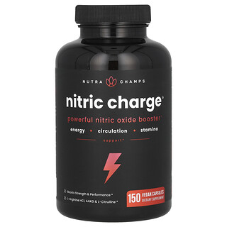 NutraChamps, Nitric Charge, 150 vegán kapszula