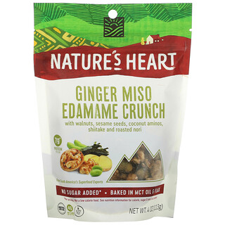 Nature's Heart, Edamame Crunch, Ginger Miso, 4 oz (113 g)
